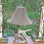 custom rustic lighting, antler lamps, deer antler